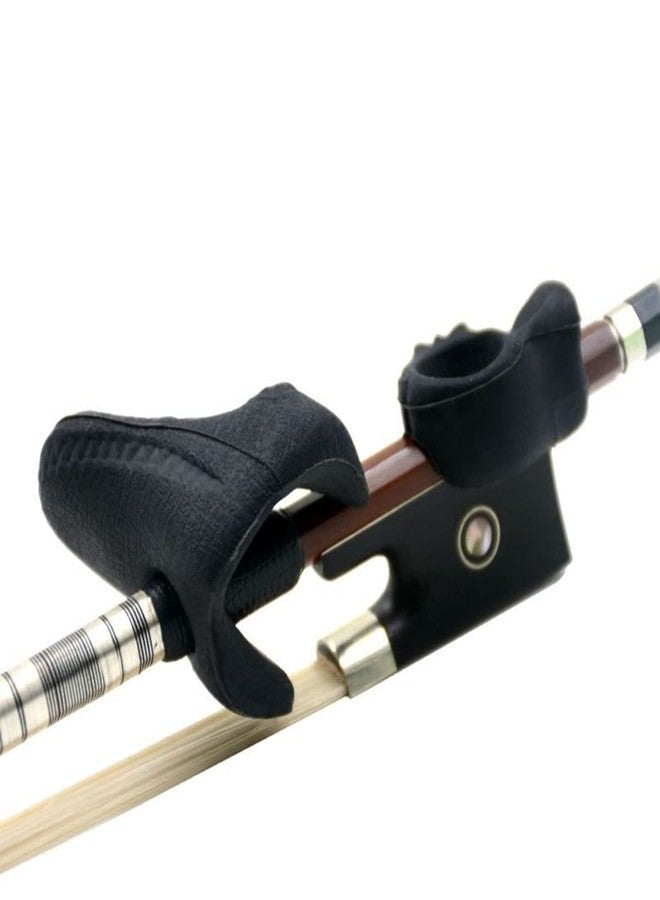 TUOREN Black Violin Bow Holder 4 Strings Bow Grip Partner Violin/Viola Teaching Aid Accessory for Beginners Learn Violins - Image 2